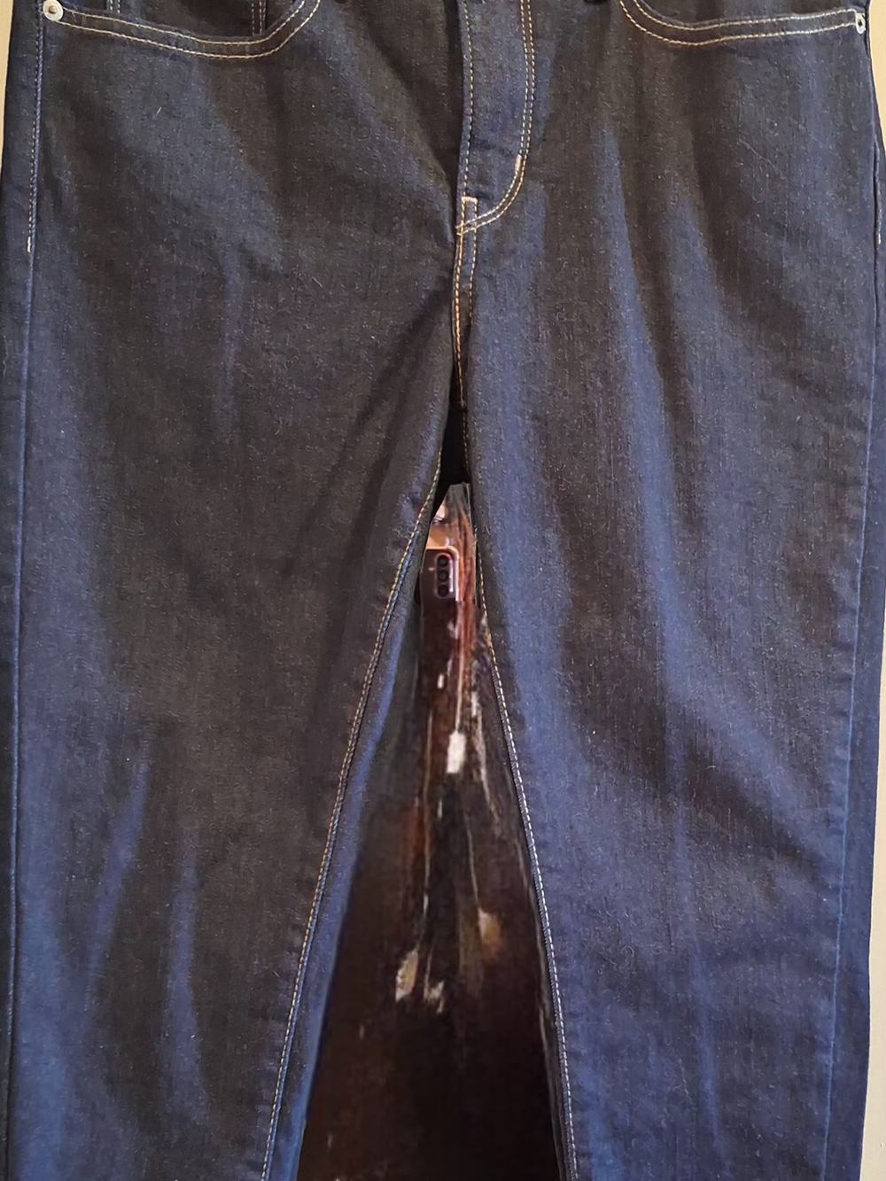 Women's Levi's Dark Blue Slim Straight Crop Jeans